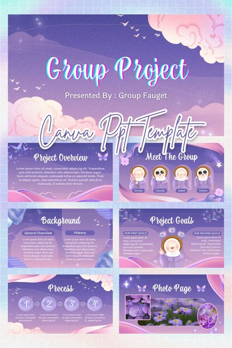 Template Free Canva Ppt Template Aesthetic, Aesthetic Powerpoint Templates Free, Canva Ppt Template, Canva Presentation Template, Cute Bios, Presentation Slides Design, Graphic Shapes Design, Graphic Shapes, Shapes Design