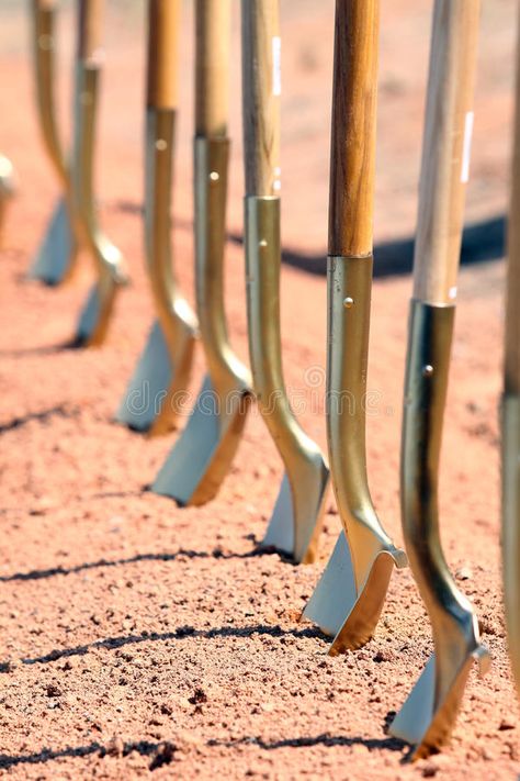 Groundbreaking Ceremony Shovels. A detail shot of the ceremonial shovels used du , #spon, #shot, #ceremonial, #shovels, #detail, #Groundbreaking #ad Dirt Photography, Ground Breaking Ceremony, Groundbreaking Ceremony, Ceremony Photography, Shot Ideas, Wallpaper Earth, Ground Breaking, Construction Industry, Ceremony Ideas