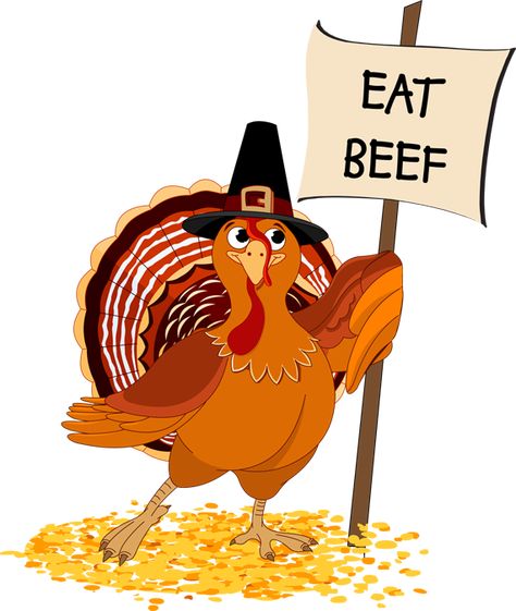 Turkey vs. beef | http://www.boothbayregister.com/article/switching-out-beef-turkey/11979 Thanksgiving Goodies, Thanksgiving Stickers, Happy Thanksgiving Images, Thanksgiving Clipart, Thanksgiving Pictures, Meat Steak, Turkey Pattern, Thanksgiving Images, Sticker Decoration