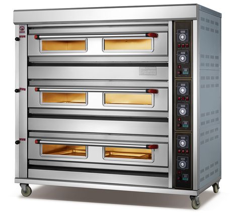 3-Deck 9-Tray Large Capacity Gas Baking Oven Industrial Professional Bread Baking Oven Machine Good Price For Sale https://m.alibaba.com/product/1600218255356/3-Deck-9-Tray-Large-Capacity-Gas-Baking.html?__sceneInfo={"cacheTime":"1800000","type":"appDetailShare"} Industrial Baking Oven, Bakery Oven, Commercial Bakery, Gas Pizza Oven, Garage Door Design, Gas Oven, Pizza Oven, Toaster Oven, Garage Door