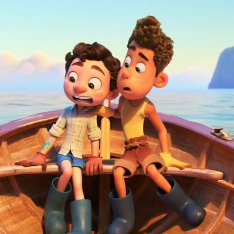 luca movie 2021 scenes, luca x alberto Luca And Alberto, Luca Movie, Luca Alberto, Luca Disney, Lucas Movie, Gay Fish, Expressions Photography, Disney Crossovers, Disney Images