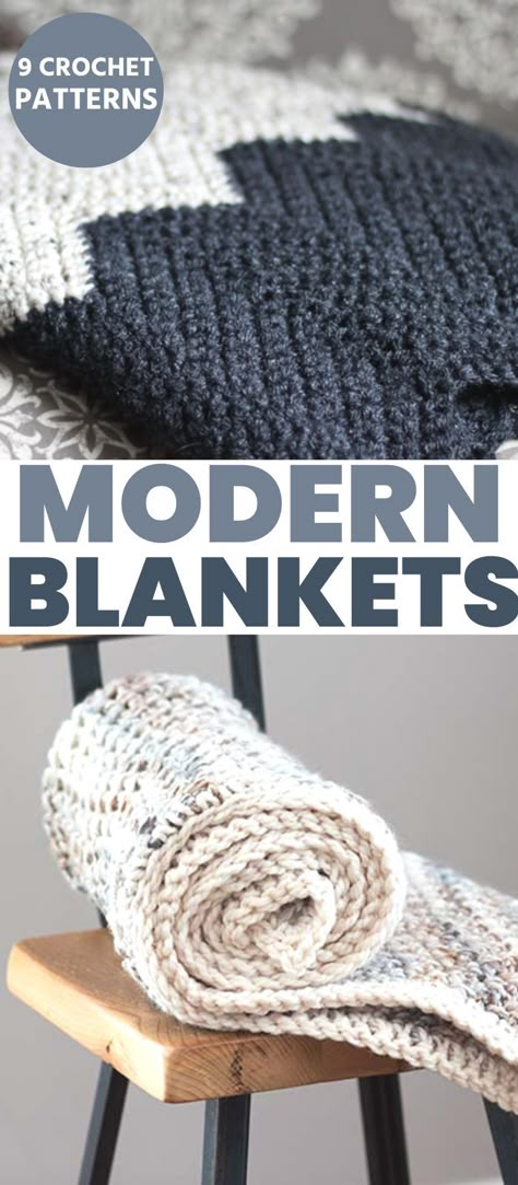 Wrap yourself up in cozy comfort with these nine modern and unique crochet blanket patterns. From classic granny squares to stunning ripple designs, these pattern collections bring together some of the most beautiful and exquisite blankets available. Whether you’re an experienced crocheter or looking to start a new hobby, our patterns are sure to inspire and bring hours of enjoyment. 4 Color Crochet Blanket Pattern Free, Next Crochet Project, Throw Blanket Pattern Crochet, Black And Grey Crochet Blanket, Elegant Crochet Blanket, Yarn Bee Eternal Bliss Blanket Pattern, Crotchet Blankets For Beginners Tutorial, Afghan Stitch Crochet Patterns, Crochet Aphgan Free Patterns