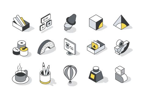 50 Design Agency Isometric Icons Isometric Icons, Sales Kit, Agency Design, Food Icon, Isometric Design, Ppt Design, Purple Fire, Core Values, Design Ad