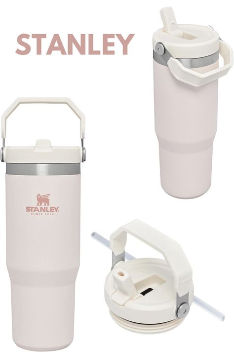 STANLEY IceFlow Stainless Steel Tumbler with Straw, Vacuum Insulated Water Bottle for Home, Office or Car, Reusable Cup with Straw Leakproof Flip Stanley Cup Iceflow, Stanley Cup With Straw, Flip Straw Stanley, Stanley Flip Straw, Stanley Cup Flip Straw, Pink Water Bottle With Straw, Stanley Iceflow, Singer Dr, Stanley 30 Oz. Iceflow Tumbler With Flip Straw