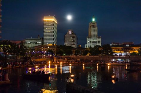 Waterfire Providence, Providence College, University Of Rhode Island, December Holidays, Pedestrian Bridge, Winter Activities, Rhodes, Rhode Island