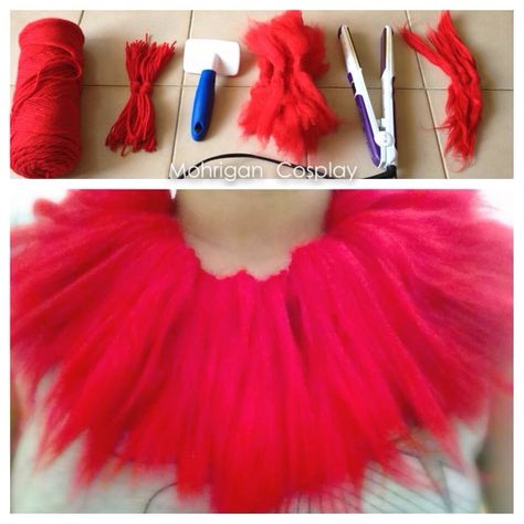 Fur Tutorial, Cosplay Tutorial, Wool Thread, Cosplay Diy, Cosplay Tips, Fake Fur, Diy Gift Box, Wig Making, Doll Repaint