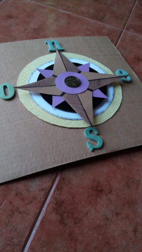 Compass Craft For Kids, Compass Rose Activities, Compass Craft, Africa Craft, Rosé Png, Vbs Crafts, Preschool Art Activities, Homeschool Kindergarten, Cool Art Projects