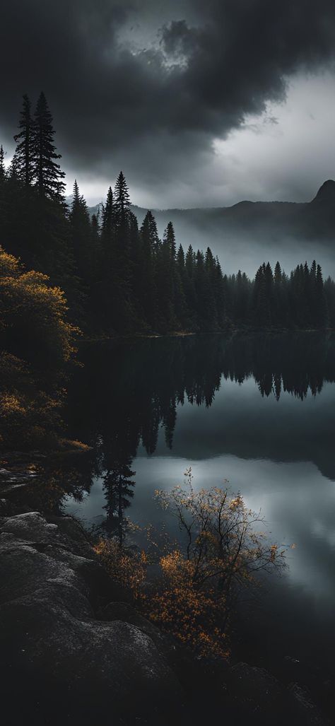 Dark Nature Wallpaper Iphone, Unreal Wallpaper, Dark Mountain Wallpaper, Forest Background Aesthetic, Landscape Wallpaper 4k, 4k Nature Wallpaper, Nature 4k Wallpaper, Forest Wallpaper Iphone, Dark Forest Aesthetic