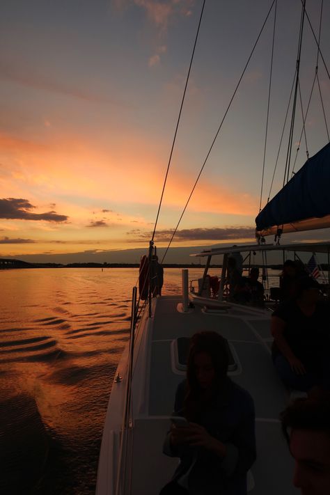 Sunset Catamaran, Cocoa Beach Florida, Cocoa Beach, Summer 24, Catamaran, Beach Florida, Photo Inspo, Cocoa, Florida