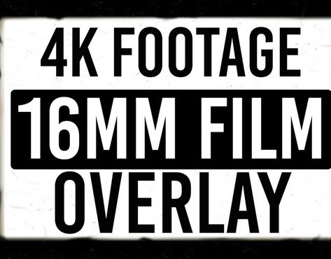 16mm Film Textured Overlays (4K) Textured Overlays, 16mm Film, Film Texture, Super 8, Adobe After Effects, After Effects, Blending, Adobe Photoshop, Photoshop