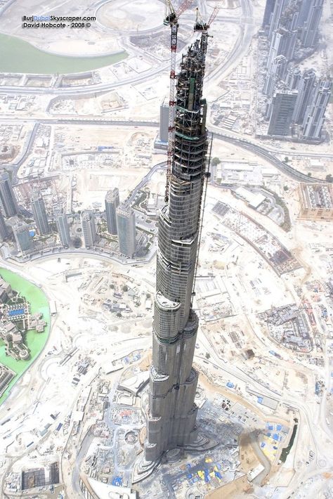 Dubai Tower, Tallest Building In The World, Crane Construction, Civil Engineering Construction, Dubai Architecture, Dubai Skyscraper, Skyscraper Architecture, Tower Building, Dubai City