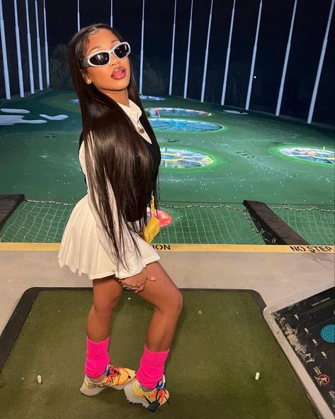 Top Golf Outfit Date Summer, Top Golf Date, Top Golf Outfit, Golf Date, Dance Wear Outfits, Fasion Outfits, Top Golf, Swag Girl Style, Glam Girl