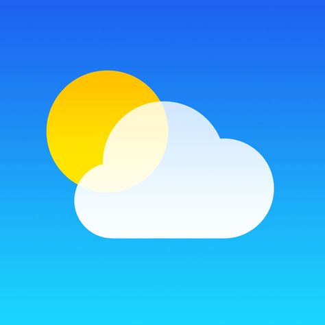 Weather app icon Ios App Logo, Weather App Icon, Dark Weather, Iphone Logo, App Store Icon, Weather App, Logo Application, Apple Icon, Weather Icons