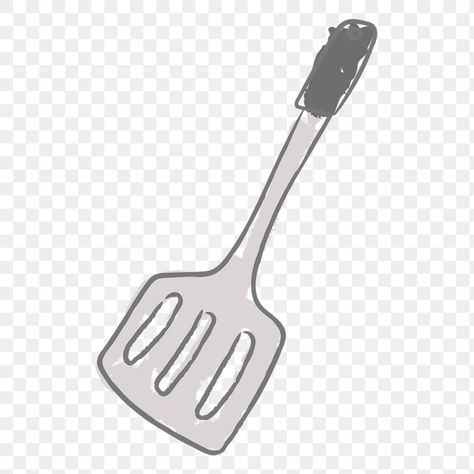 Spatula Illustration, Spatula Drawing, Preschool Planning, Kitchen Spatula, Bakery Logo, Free Illustrations, Design Element, Free Image, Preschool