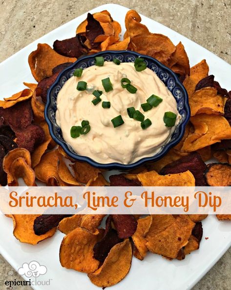 Try a Different Dip! This dip is delicious with tortilla chips, sweet potato chips or fries! [recipe] Dorm Snacks, Easy Homemade Dog Treats, Dip For Potato Chips, Chip Dip Recipes, Honey Dip, Dip For Tortilla Chips, Homemade Dog Cookies, Delicious Dips Recipes, Chile Sauce