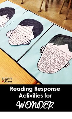 Teaching Wonder, Wonder Novel, Wonder Activities, Reading Response Activities, 6th Grade Reading, 5th Grade Classroom, Wonder Book, 4th Grade Reading, Teaching Language Arts