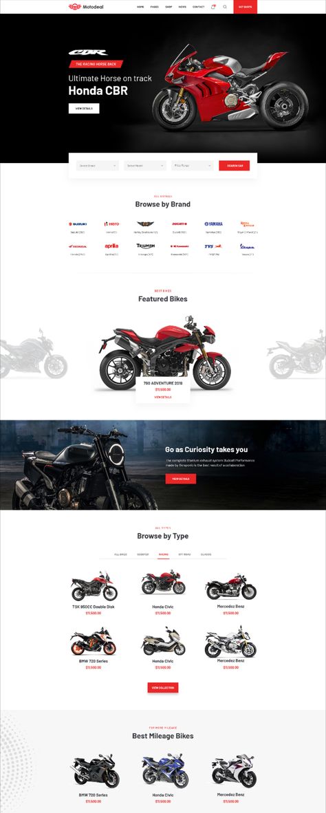 Classified Website Design, Motorcycle Website Design, Mechanic Website Design, Truck Website, Homepage Web, Car Websites, Motorcycle Store, Reference Website, Bike Prices