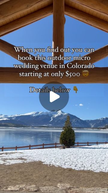 Colorado Elopement Photographers on Instagram: "This micro wedding venue in Colorado with lake and mountain views can be reserved for your ceremony for only $500! 🤯 

Share this with someone who this would be perfect for, or save to come back to later! ☑️

THE VENUE -> This is the Marina Park Pavilion on Dillon Reservoir in Colorado 🏔️ It has a covered pavilion, benches, grills and epic views! 

COST -> You can book this venue for your micro wedding starting at only $500, and ranging up to $1500 depending on the season and if you want a full or half day! 

AVAILABILITY -> Reservations are required May 1st to Sept 30th. Off season is Oct 1 - April 31st and usage is free but it is first come first serve. 

CONS -> It’s not secluded. It’s next to a playground which can be somewhat noisy dep Covered Pavilion, Park Pavilion, Colorado Wedding Venues, May 1st, 1 April, Colorado Elopement, Micro Wedding, Oct 1, Mountain Views