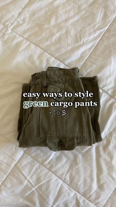 @tw1lightfa1ryy on tt in 2022 | Cute outfits, Casual outfits, Simple trendy outfits Cargo Pant Outfits, Outfits With Cargo Pants, Green Cargo Pants Outfit, Cute Outfits Casual, Pant Outfits, Cargo Outfit, Downtown Outfits, Cargo Pants Outfit, Green Cargo Pants