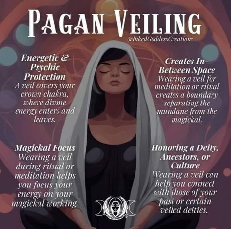 Pagan Veiling Witches, Veiling In Witchcraft, Pagan Veiling, Goddess Magick, Witchcraft Spells For Beginners, Become Popular, Spells For Beginners, Witchcraft Spells, Wiccan Magic