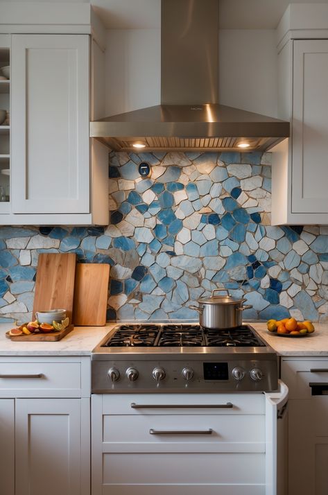 29 Unique Kitchen Backsplash Ideas You Must Try » Comfy Ideas Amazing Backsplash Kitchen, Kitchen Interior Backsplash, Kitchen Backsplash Tiles Ideas, Sink Backsplash Kitchen, Floral Tile Backsplash Kitchen, Wallpaper Backsplash Ideas, Fun Kitchen Backsplash, Colorful Kitchen Backsplash Ideas, Blue Kitchen Backsplash Ideas