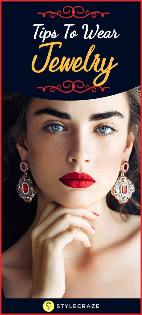 How To Use Jewelry, How To Jewelry Wear, How To Wear Jewelry Tips Simple, How To Wear Accessories Jewelry Tips, Jewelry Styling Tips, How To Wear Jewelry Tips, How To Accessorize With Jewelry, Must Have Jewelry Pieces, How To Wear Jewelry