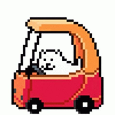 Toby fox Fox Car, Toby Fox, Could Play, Pixel Art, Fox, Funny Memes, Mario Characters, Gif, Quick Saves