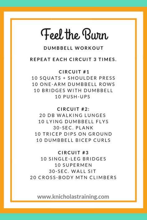 Db Workout, Resistance Training Workouts, Boot Camp Workout, Circuit Workout, At Home Workout Plan, Crossfit Workouts, Resistance Training, Weekly Workout, Total Body Workout