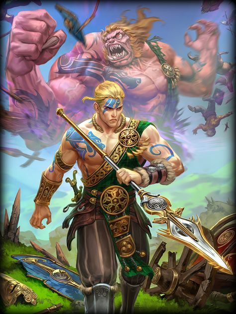 Cu Chulainn | Smite Wiki | Fandom Celtic Pantheon, Smite Gods, Cu Chulainn, World Serpent, Celtic Warrior, Irish Mythology, Celtic Gods, Celtic Warriors, Celtic Mythology