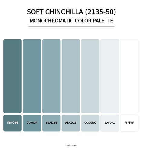 Soft Chinchilla (2135-50) - Monochromatic Color Palette Monochrome Colour Palette, Monochrome Color Palette, Church Office, Monochromatic Color Palette, Opposite Colors, Monochromatic Palette, Monochromatic Color Scheme, Color Picker, Colour Images