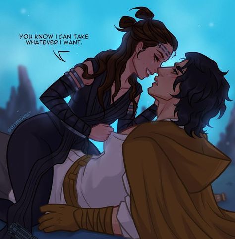 Empress Rey, Reylo Art, Star Wars Couples, Reylo Fanart, Labyrinth Art, Kylo Ren And Rey, Star Wars Love, Star Wars Drawings, Star Wars 2