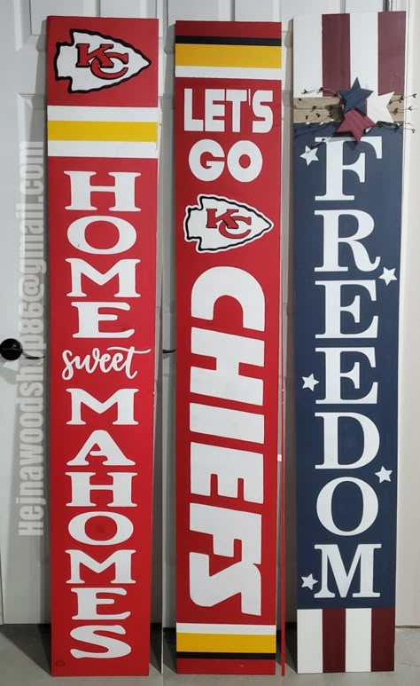 Kansas City Chiefs Porch Sign, Diy Kansas City Chiefs Gifts, Welcome To Mahomes Sign, Kansas City Chiefs Sign Diy, Kc Chiefs Outdoor Decor, Kc Chiefs Wood Signs, Kc Chiefs Wood Signs Diy, Diy Kc Chiefs Crafts, Chiefs Welcome Sign