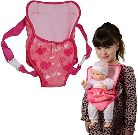 Amazon.com: New York Doll Collection Baby Doll Carrier Backpack Front and Back fits up to 20 inch Dolls - Fun Babydoll Accessories : Toys & Games Babydoll Accessories, Baby Doll Carrier, Doll Carrier, Baby Alive Dolls, Baby Doll Accessories, Newborn Baby Dolls, Baby Alive, Bitty Baby, Doll Collection