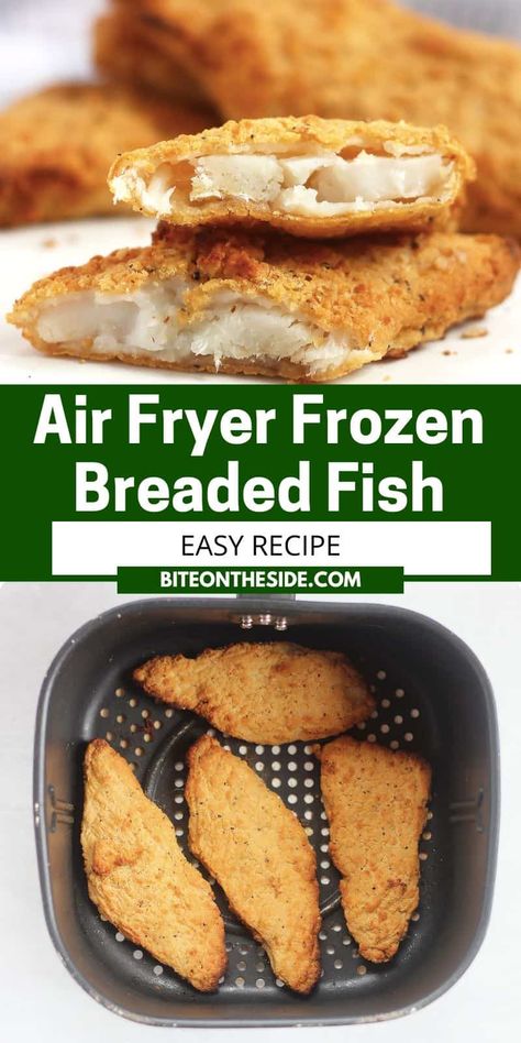 If you're in search of a fast and easy weeknight dinner option, this Air Fryer Frozen Breaded Cod is perfect. It requires just one ingredient, and it's ready in no time for a delicious and satisfying meal. Breaded Haddock In Air Fryer, Cod Fillet Recipes Air Fryer, Breaded Fish In Air Fryer, Breaded Cod Air Fryer, Air Fryer Frozen Cod Fillets, Air Fryer Frozen Fish Fillets, Air Fryer Flounder Recipes, Frozen Cod Fillets Recipes, Frozen Cod In Air Fryer