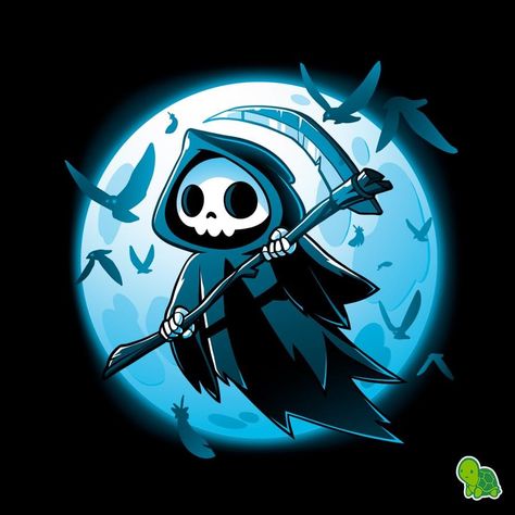 Grim Reaper Drawing, Grim Reaper Cartoon, Reaper Drawing, Day Of The Shirt, Grim Reaper Art, The Reaper, Hollow Art, Pop Art Wallpaper, Art Gallery Wallpaper