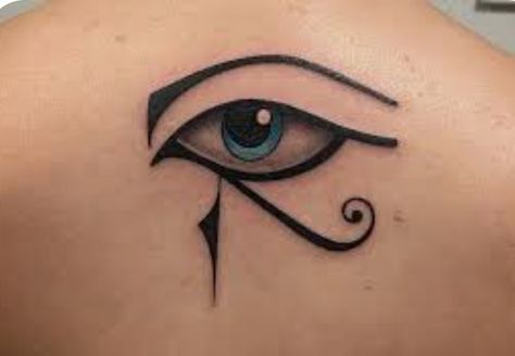 Eye Of Horus Tattoo, Egyptian Eye Tattoos, Feminine Shoulder Tattoos, Horus Tattoo, All Seeing Eye Tattoo, Evil Eye Tattoo, Tattoos To Cover Scars, The Eye Of Horus, Mommy Tattoos