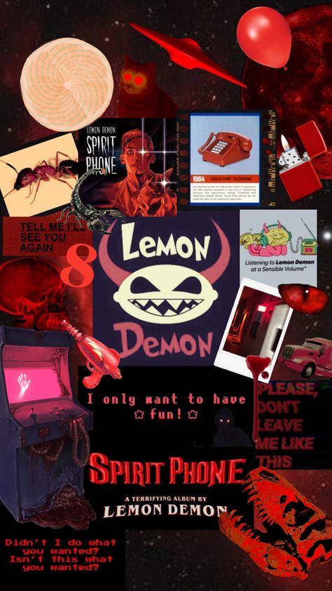 Lemon Demon #lemondemon #red #creepy #music Creepy Music, Demon Pictures, Halloween Wallpaper Iphone Backgrounds, Lemon Demon, Sweet Revenge, Having No Friends, Halloween Wallpaper Iphone, Demon Art, Doja Cat