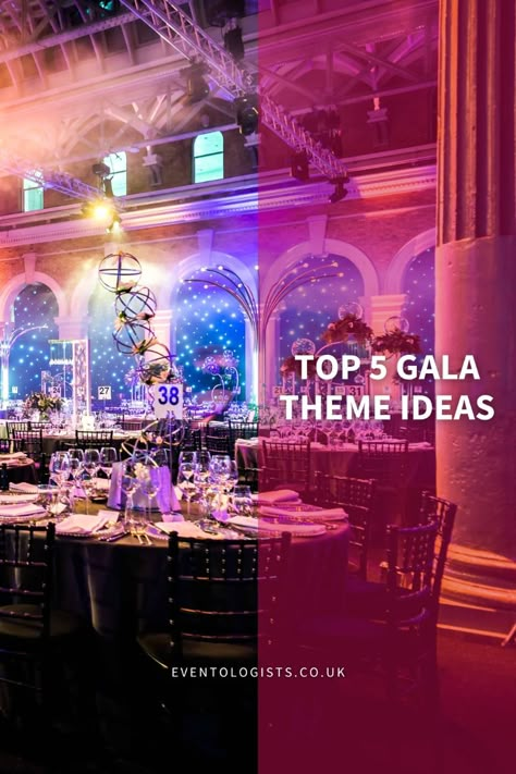 Find your perfect gala theme with Eventologists! Explore our top gala theme ideas on our website for an unforgettable event Awards Night Theme Events, Debutante Party Themes Ideas, Gala Dinner Ideas Events, Met Gala Theme Ideas, Gala Night Theme, Gala Night Theme Ideas, Formal Party Themes Galas, Unique Gala Themes, Ladies Event Decor