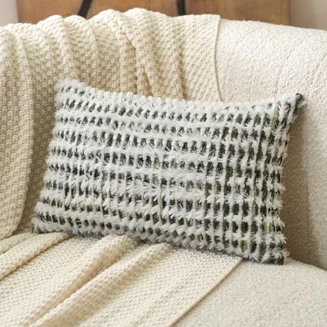 Tufted Pillow, Handmade Cabinets, Couch Bedroom, Car Chair, Green Pillow Covers, Room Green, Bed Couch, Garden Pillows, Pillow Texture