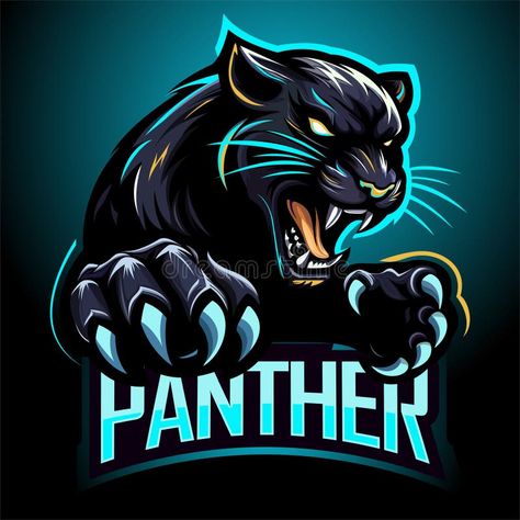 Black Panther Logo Design, Panther Logo Design, Black Panther Logo, Tiger Silhouette, Vector Nature, Panther Logo, Building Icon, Panther Art, Black Panther Art