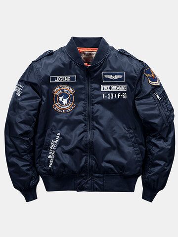 Winter Parka Men, Air Force Jacket, Military Motorcycle, Flying Jacket, Hip Hop Jacket, Pilot Jacket, Mens Winter Coat, Polyester Jacket, Winter Jacket Men