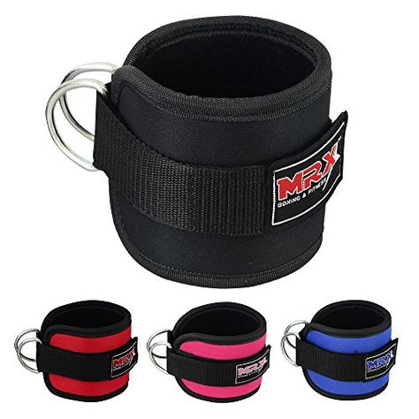 MRX Ankle D Ring Strap Thigh Pulley for Weight Lifting Padded Anklet Cuff Gym Straps Black >>> More info could be found at the image url. (This is an affiliate link) #ExerciseandFitnessAccessories Gym Straps, Gym Gear For Men, Wishlist 2024, Fitness Accessories, Gym Accessories, Gym Gear, Workout Accessories, D Ring, Gym Workout