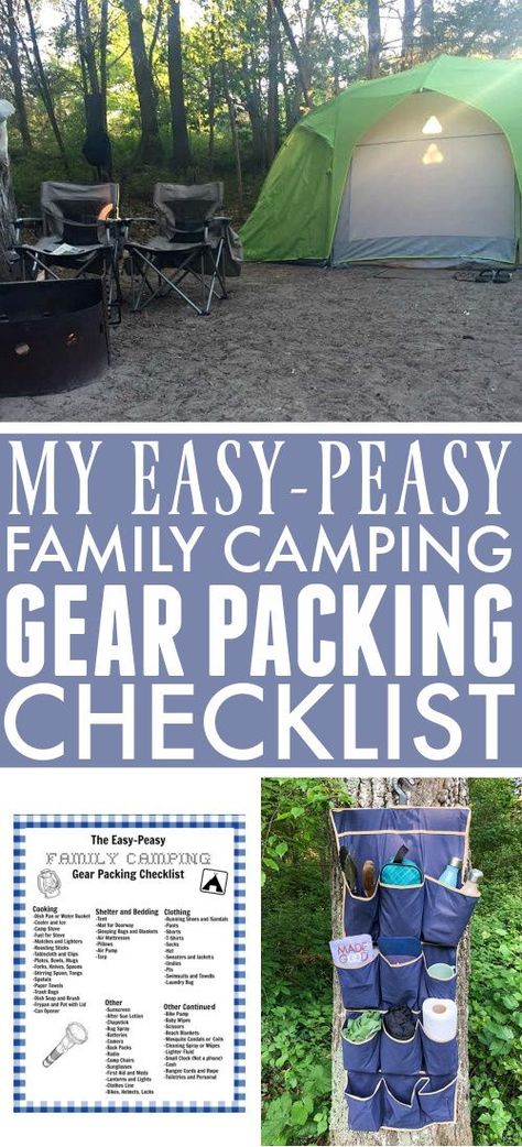 Use this free printable family camping checklist to guide your when you're packing up for your next - or your first - camping adventure with the family! Family Camping Checklist, Camping Supply List, Camping Checklist Family, Family Glamping, Camping Necessities, Camping Essentials List, Rv Camping Checklist, Camping Needs, Camping Stuff