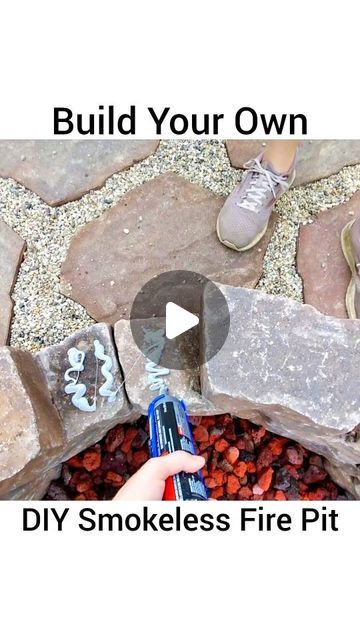 Diy Fire Ring Ideas, Stucco Fire Pit, Smokeless Fire Pit Diy, Firepits Backyard Diy, Diy Fire Pit Ideas, Garage Apartment Floor Plans, Smokeless Fire Pit, Easy Fire Pit, Apartment Floor