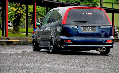 Honda Stream, Stanced Cars, Cars, Blue, Quick Saves