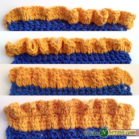 Wide Crochet Border, Crochet Frill Edge, Crochet Ruffle Edging, Ruffle Crochet Edging, Crochet Edging Patterns Free, Wave Blanket, Crochet Ruffles, Crochet Journal, Edging Crochet