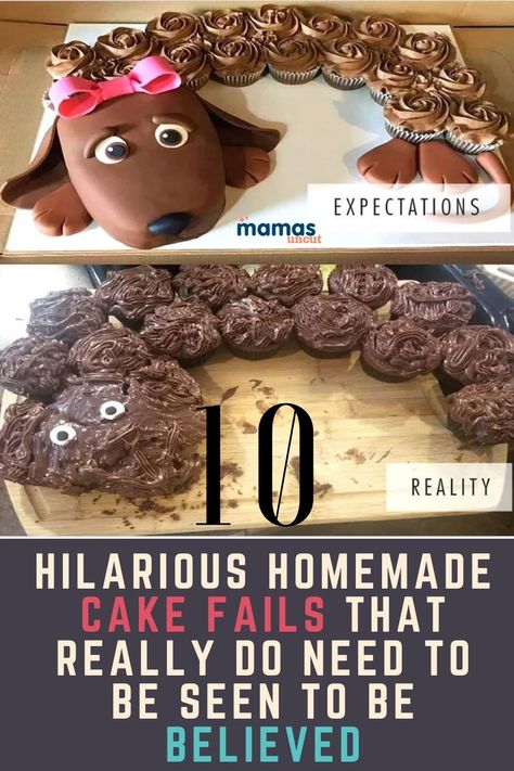 Cake Fails Hilarious So Funny, Cake Wrecks Hilarious, Funny Cake Fails, Ugly Cakes Fail, Bad Cakes Fails, Nailed It Cakes Ideas, Cakes That Look Like Real Things, Is It Cake Or Real, Cake Fails Hilarious