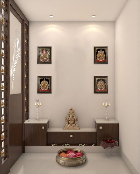 Puja Unit, Temple Door, Pooja Door, Pooja Unit, Temple Room, Pooja Door Design, Living Room Wall Designs, Happy Pongal, Temple Design For Home