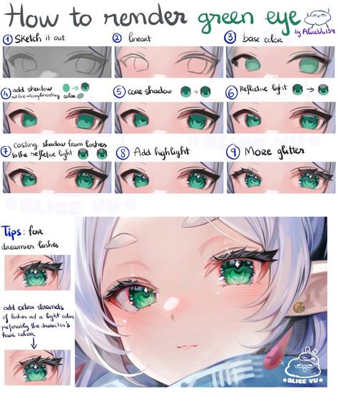 (1) Bookmarks / X 얼굴 드로잉, Eye Drawing Tutorials, Concept Art Tutorial, Digital Painting Techniques, How To Shade, Digital Art Beginner, Art Tools Drawing, Eye Tutorial, Anime Eye Drawing