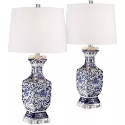 Shop Target for Desk Lamps you will love at great low prices. Choose from contactless Same Day Delivery, Drive Up and more. Florida Rooms, White Lamps, Basement Room, Blue And White Living Room, Diy Dish, Family Bedroom, Table Lamps Living Room, Blue White Decor, Basement Makeover